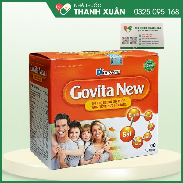 Govita New - Bổ sung vitamin và các khoáng chất cần thiết cho cơ thể